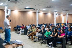 Servidores da Secretaria de Planejamento e Orçamento em reunião técnica de instrução e orientação referente à abertura do exercício financeiro de 2026.