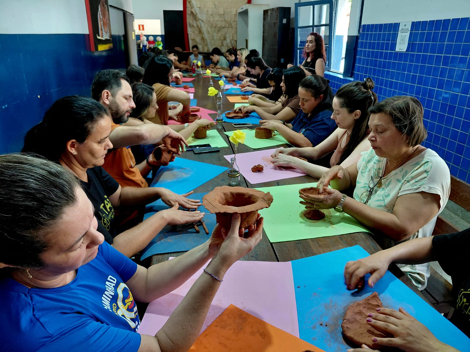 Setembro Amarelo: servidores participam de oficina de cerâmica
